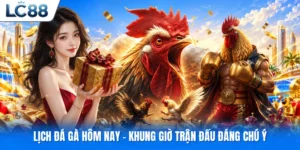 Lịch đá gà hôm nay